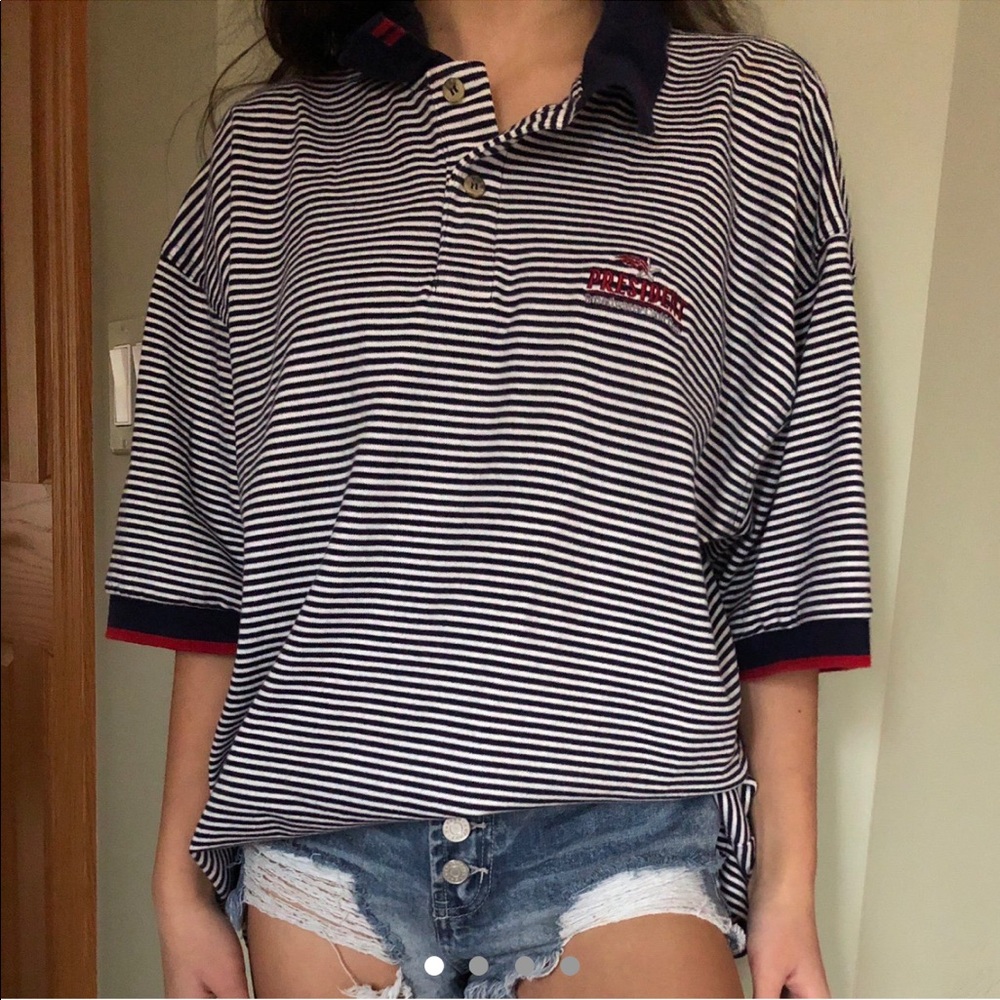 president broad water vintage golf polo